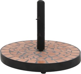 vidaXL terrakotta kerek napernyő talp 12 kg