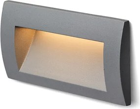 RENDL GORDIQ L süllyesztett lámpa antracitszürke 230V LED 3W IP65 3000K