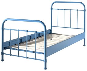 New York kék fém gyerekágy, 90 x 200 cm - Vipack