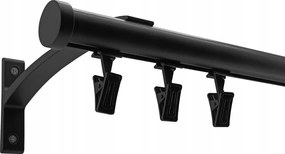 Apartman SĂn FĂŒggönysĂn Alu 20 mm Fekete 180 cm komplett szett csipeszekkel