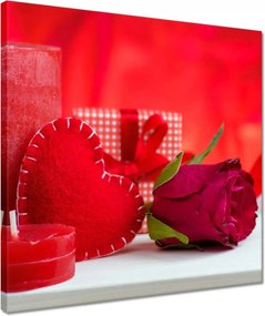 Vászonkép 40x40 Nőnap Ajándék Love