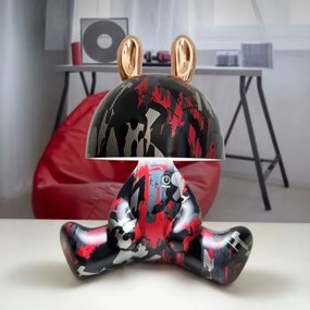 LED Dimmelhető gyermek érintős kislámpa FANCY LED/2,5W/3,7V fekete/piros