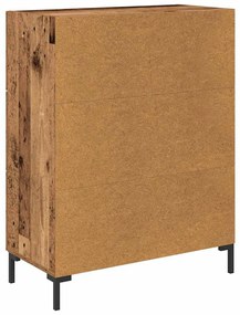 Széf fiókkal Régi fa 69.5 x 34 x 90 cm Faanyag