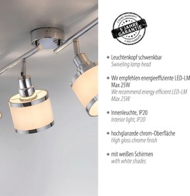 Paul Neuhaus modern spot lámpa accor króm pln15374-17