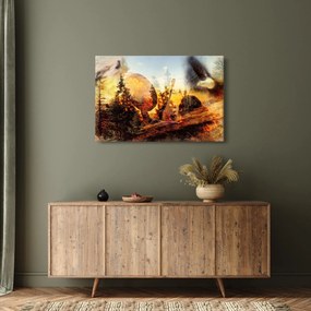 Kép - Sámán motívum (90x60 cm)