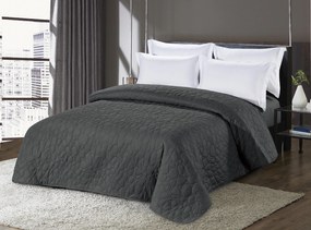 STONE sötétszürke ágytakaró mintával Méret: 220 x 240 cm