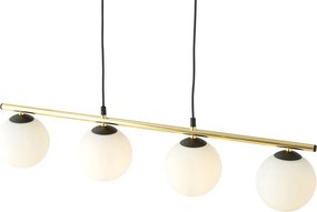 Emibig modern függeszték alora fehér fekete arany emi1254/4