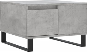 vidaXL betonszürke szerelt fa dohányzóasztal 55x55x36,5 cm