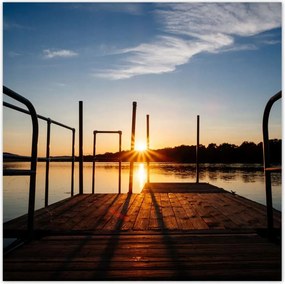 Poszterek 140x140 Naplemente híd