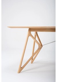 Étkezőasztal tölgyfa asztallappal 240x90 cm Tink - Gazzda