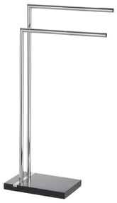 WENKO 20461100 - NOBLE törölközőtartó 45,5x82 cm króm/fekete