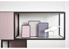 Fekete fém álló-fali képkeret 11x16 cm Sweet Memory – Zilverstad