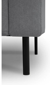 Sötétszürke sarokkanapé (bal oldali) Hero – Scandic