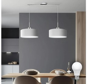 Eglo Eglo - LED Csillár zsinóron TUNJA 2xE27/60W/230V fehér EG32519I