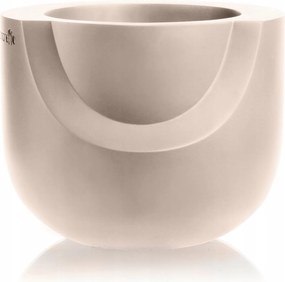 Virágtartó Cut My Side Light Beige Poli 13 cm Virágtartó