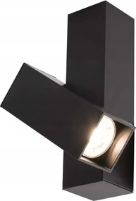 Mennyezeti spot lámpa fekete állítható téglalap alakú reflektor Shilo
