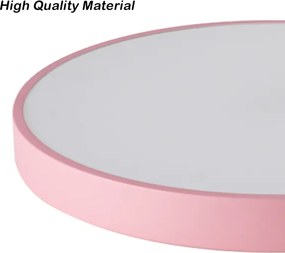 Brilagi - LED dimmelhető mennyezeti lámpatest POOL LED/48W/230V 3000-6000K 40 cm rózsaszín + távirányító