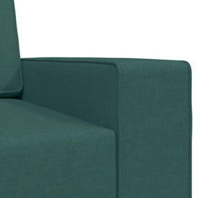 Padlókanapé ágy 2 az 1-ben Sötét Zöld 245x150x60.5 cm Szövet