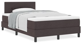 Boxspring Ágy Matraccal Sötétbarna 120x190 cm Szövet