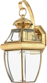 Quoizel NEWBURY QZ-NEWBURY2-M-PB Fali lámpa 1x150W/E27 IP44