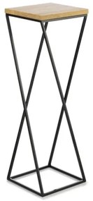 LOFT virágtartó állvány 70x24 cm fekete/barna