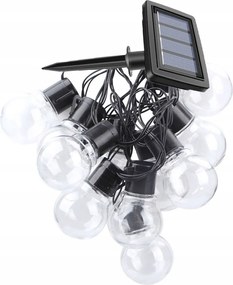 Napelemes lámpa Girland izzó 10 hideg Led dekoráció kerti lámpa P-701