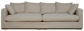 Bézs kordbársony kanapé 266 cm Comfy – Scandic