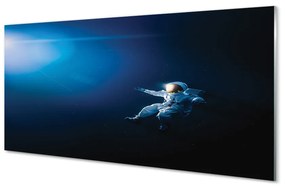 Üvegképek helyet űrhajós 100x50 cm