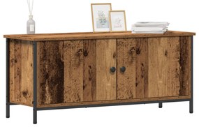 régi fa TV szekrény Régi fa Forgácslap 102 x 35 x 45 cm