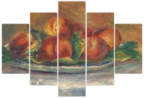 Kép - Auguste Renoir, Peaches on a  Plate, reprodukciók (150x105 cm)