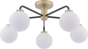 Dar Lighting modern mennyezeti lámpa lainey fehér matt fekete darlai5454-02