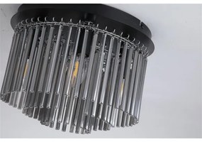 Searchlight 55620-320SM - Mennyezeti lámpa SWIZZLE 5xE14/60W/230V Ø32 cm füstszínű