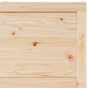 Csúszó ajtó Barna 80 x 208 cm Tömör fenyőfa