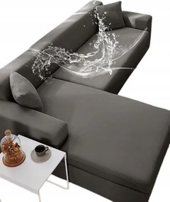 Kanapé Huzat Szürke, Megkötős, Sima Ł1F