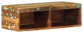 tömör újrahasznosított falra szerelhető TV-szekrény 60x30x19 cm