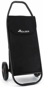 Rolser Com MF 8 Black Tube kerekes bevásárlótáska,fekete