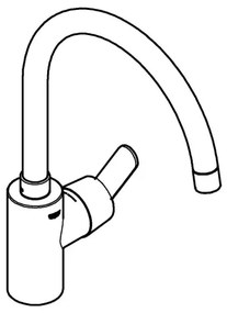 GROHE 31494001 - GET mosogató csaptelep, fényes króm