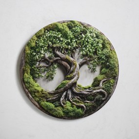 DUBLEZ | Moha Életfa – Luxus hatású fa falikép természetes megjelenéssel