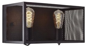 Brilliant - Fali lámpa MAZE 2xE27/40W/230V fekete