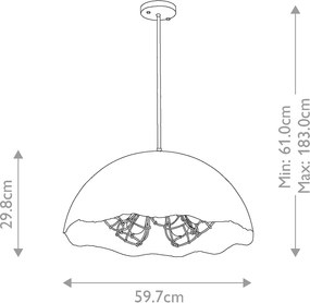 Kichler loft függeszték fracture grafit elskl-fracture-p-l
