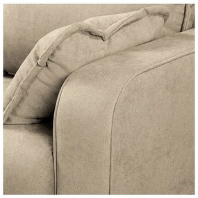 Bézs sarokkanapé (bal oldali) Beata – Ropez