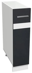Salandra egyfiókos alsó konyhaszekrény IC 20 Antracit N