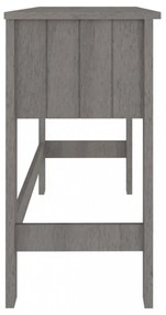 HAMAR világosszürke tömör fenyőfa íróasztal 110 x 40 x 75 cm