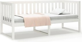 vidaXL kanapéágy ágy matrac fehér 75x190 cm tömör fa fenyőfa