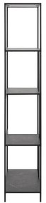 ALMA könyvtárszekrény antracit színben