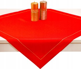 Panama Lux szalvéta 80x80 foltálló piros arany