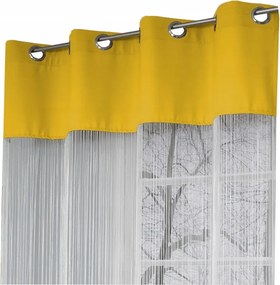 Függöny Spagetti 150x250 magas spagetti Fehér citrom szövet