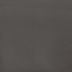 szürke műbőr pad 70 x 30 x 30 cm