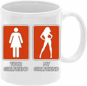 Bögre Fiú Férfi Kollégák My Girlfriend Karácsonyi Ajándék