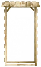 3 db impregnált fenyőfa pergola tetővel 100 x 90 x 200 cm